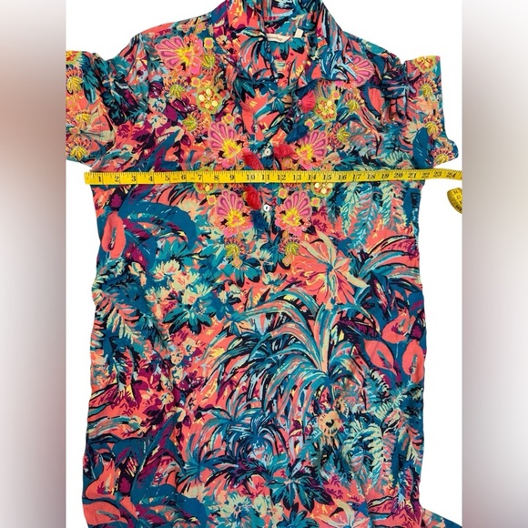 Soft Surroundings Vibrant Floral Coverup - Picture 17 of 17